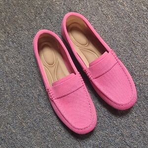 NWOT Pink Women's Loafers